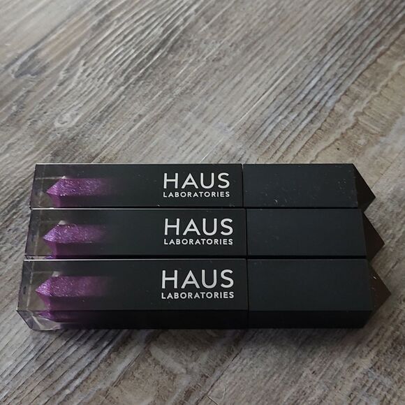 HAUS LABORATORIES by Lady Gaga: LE RIOT LIP GLOSS, Violet Disco (Set of 3) New - Picture 7 of 11